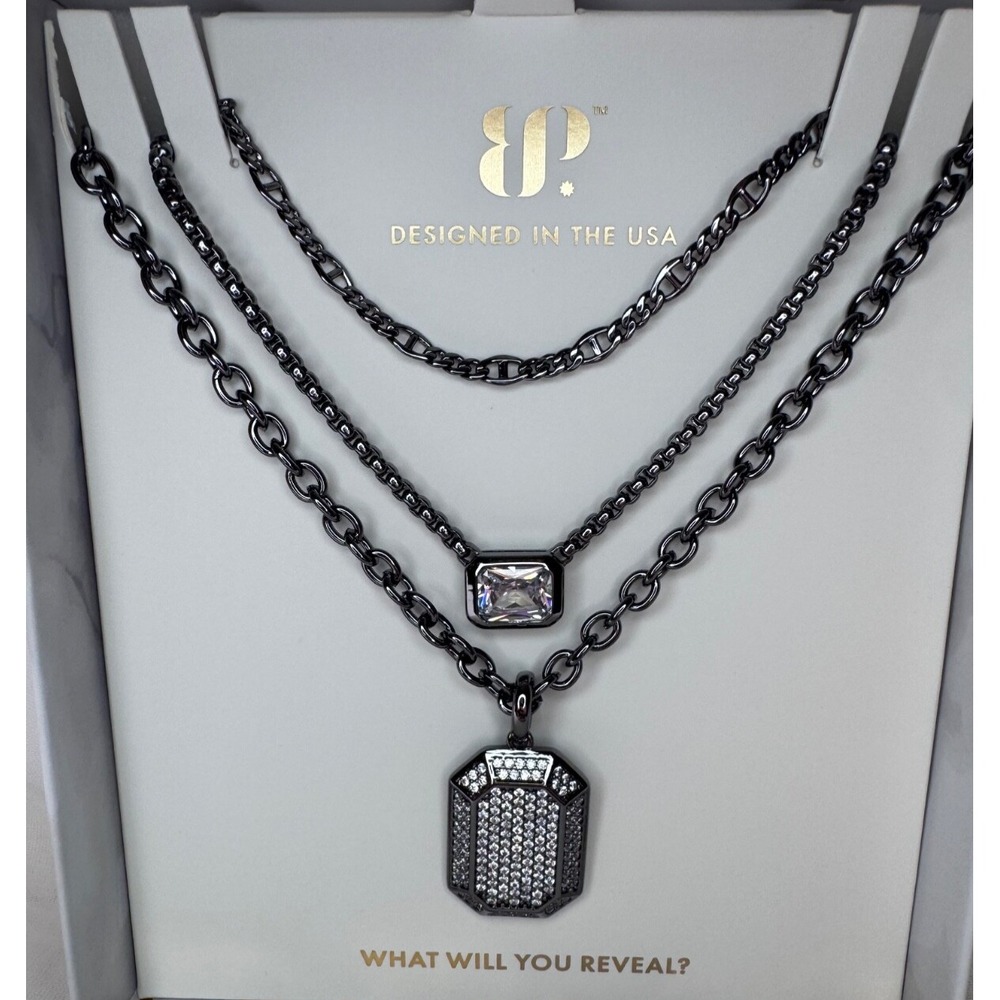 Bomb Party Luxe Layer NK62530 "Persevere And Prosper" Cubic Zirconia On Hematite